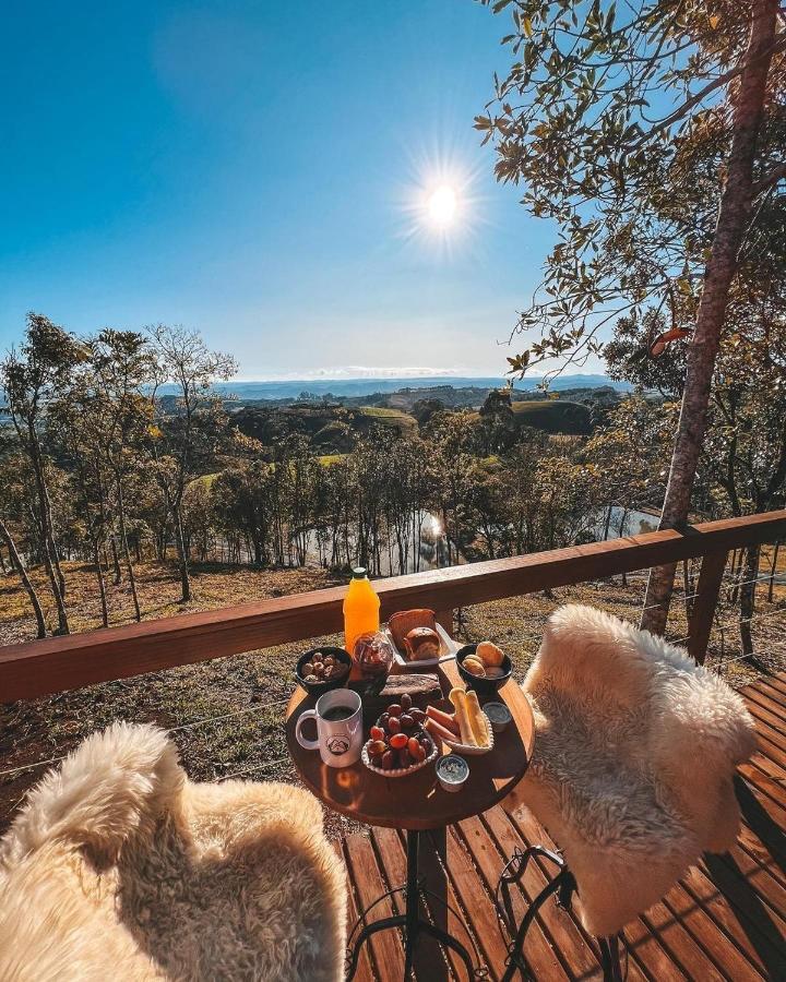 Vila Cabana Romantica Na Serra Com Hidro, Lareira, Lagos E Trilhas Bom Retiro  Exteriér fotografie